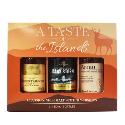 A Taste of the Islands 3 x 5cl Gift Pack - The Whisky Stock