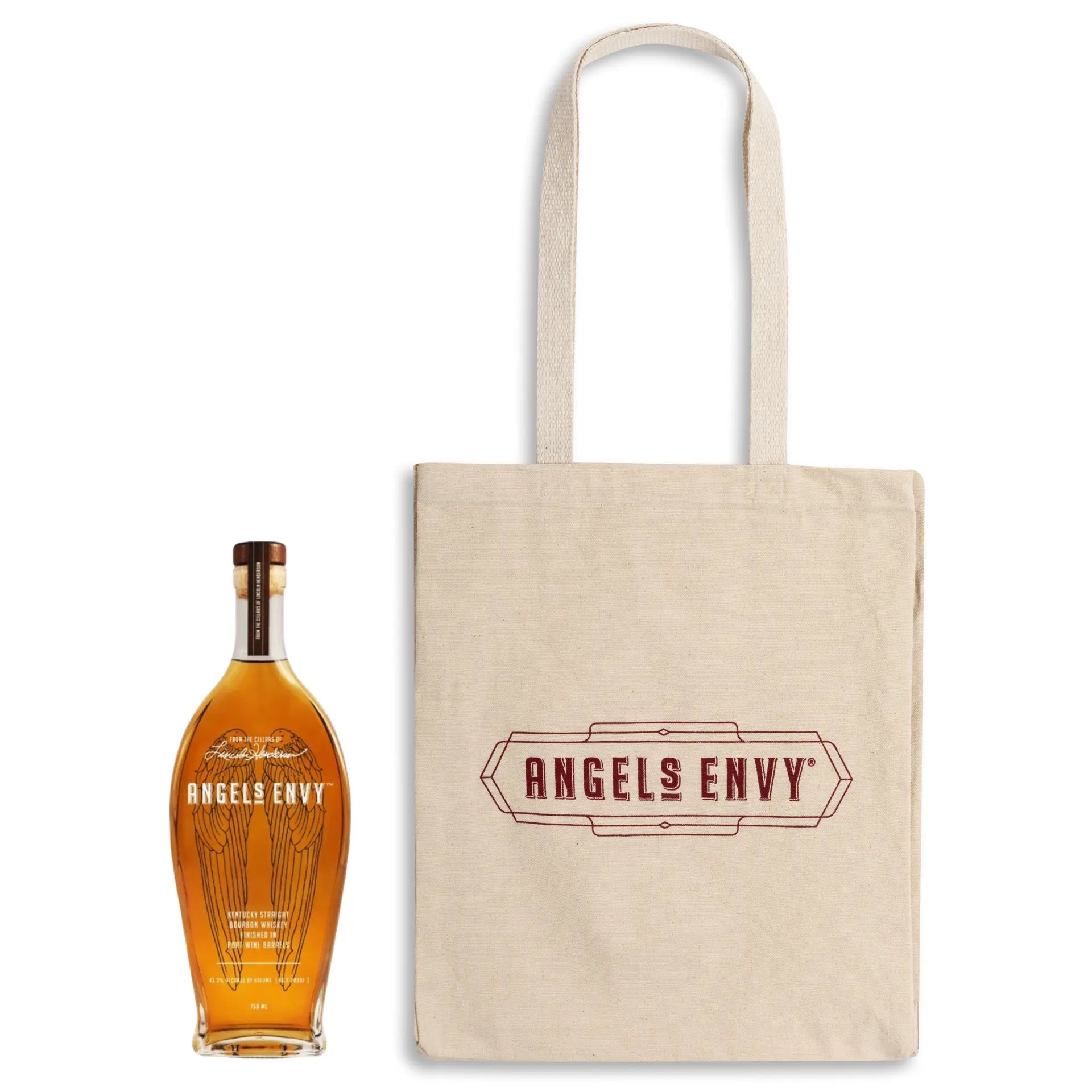 Angel's Envy Bourbon Whiskey with Branded Tote Bag - The Whisky Stock