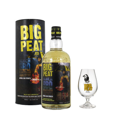 Douglas Laing Big Peat Beach BBQ Feis Ile 2022 & Branded Nosing Glass - The Whisky Stock