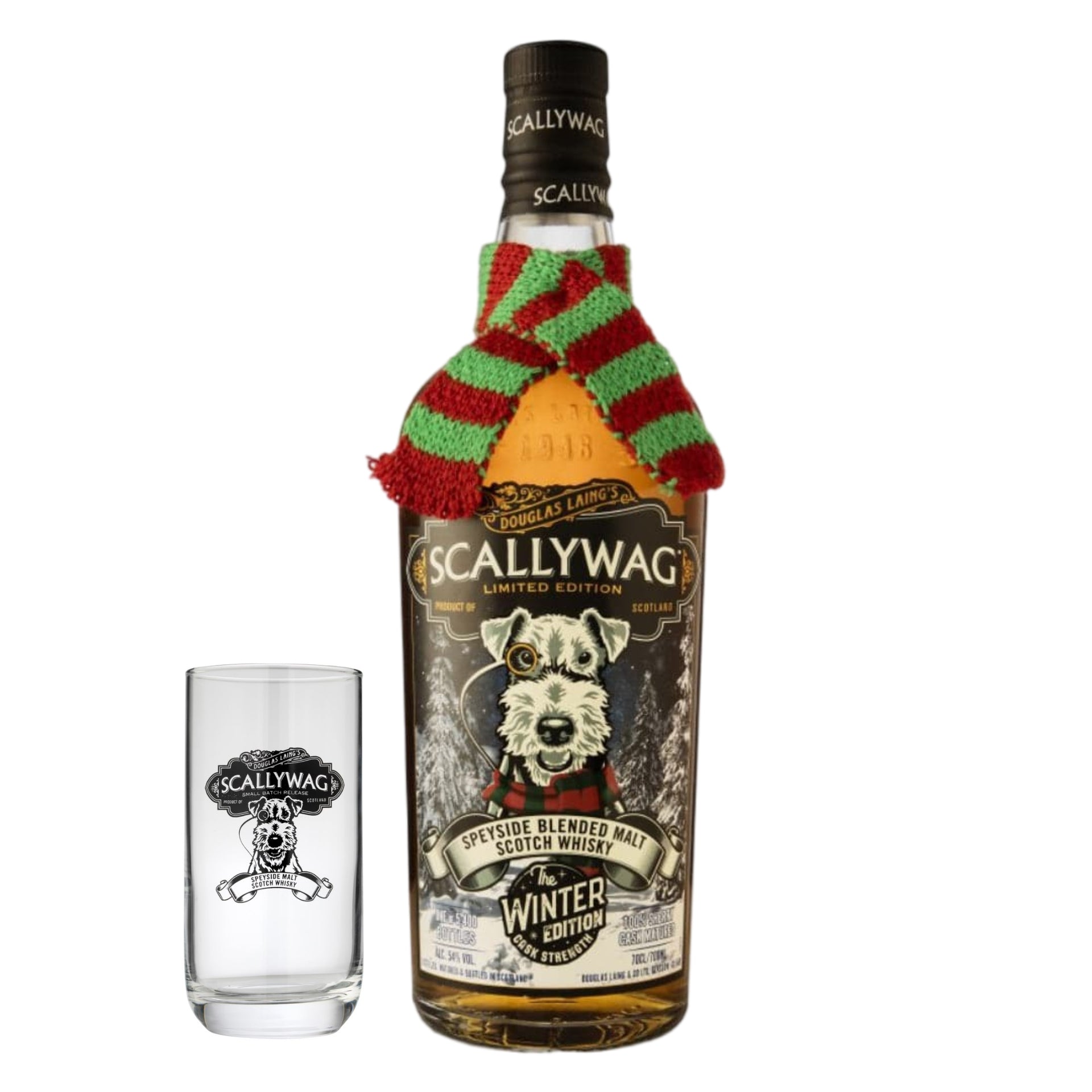 Scallywag The Winter Edition 2022 Release - Douglas Laing & Branded Whisky Tumbler - The Whisky Stock