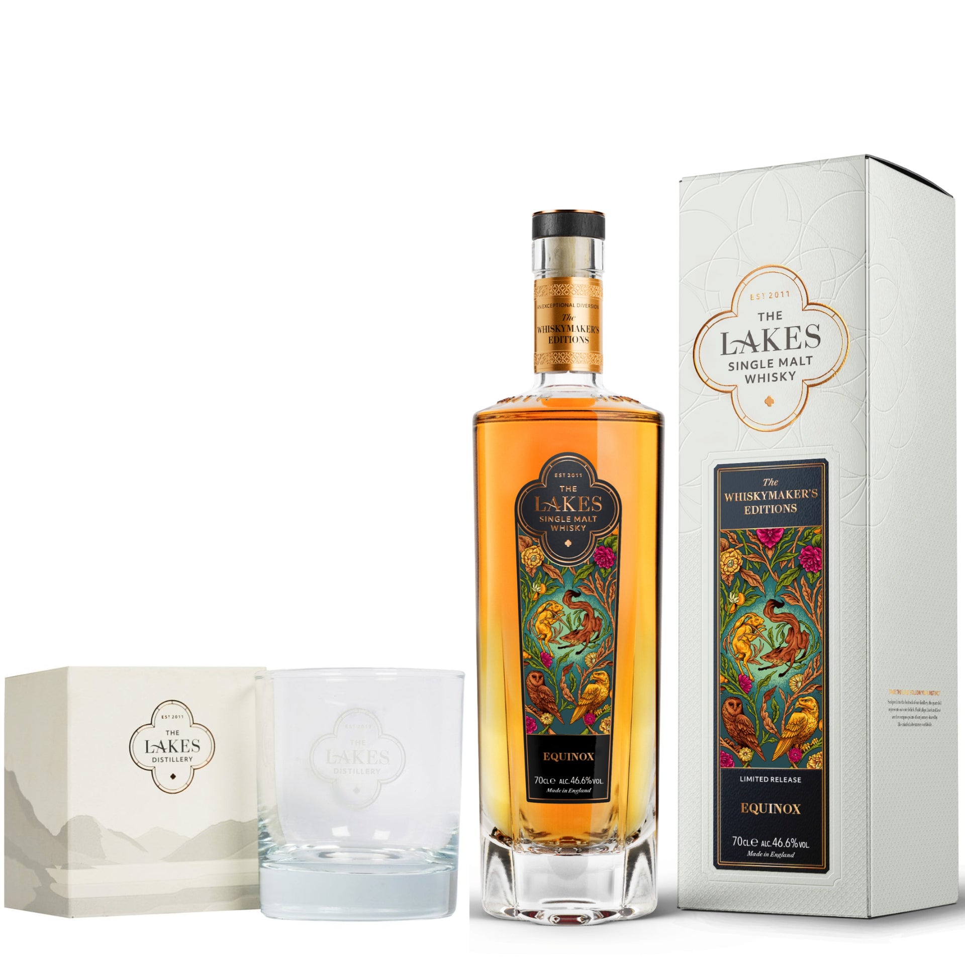 The Lakes Distillery Whiskymaker's Edition Equinox & Branded Tumbler - The Whisky Stock