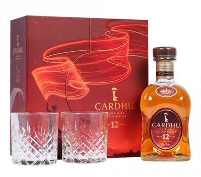 Cardhu 12 Year Old Gift Pack with 2 x Glasses - The Whisky Stock