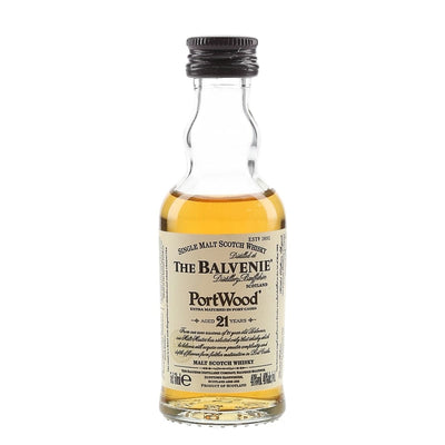 Balvenie 21 Year Old Port Wood Finish 5cl Miniature - The Whisky Stock