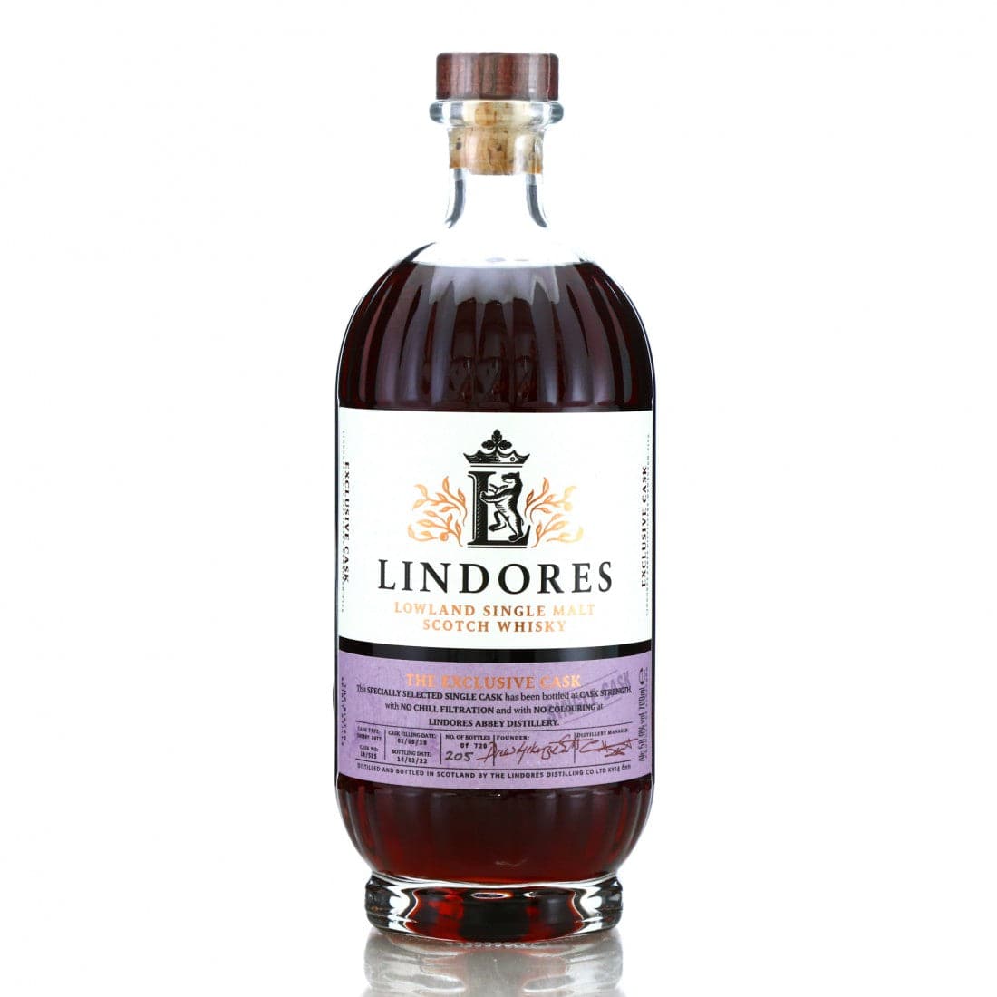 Lindores Abbey 2018 TWB 15th Anniversary Cask #585 70cl - The Whisky Stock