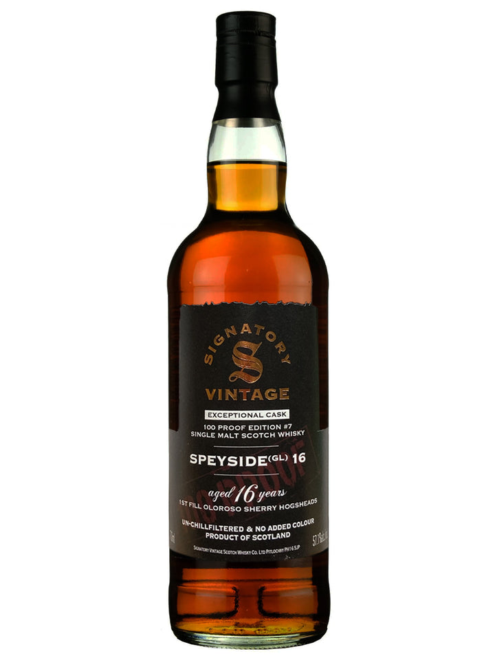 Speyside (GL) 16 Year Old 100 Proof Exceptional Cask Release 