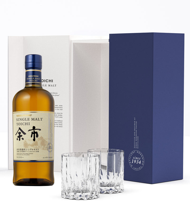 Nikka Yoichi Single Malt 2 Glass Gift Set - The Whisky Stock