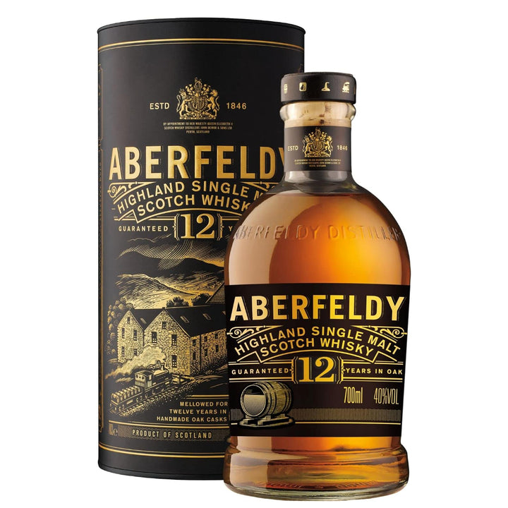 Aberfeldy 12 Year Old Single Malt with Gift Tube