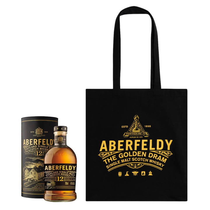 Aberfeldy 12 Year Old with Branded Tote Bag - The Whisky Stock