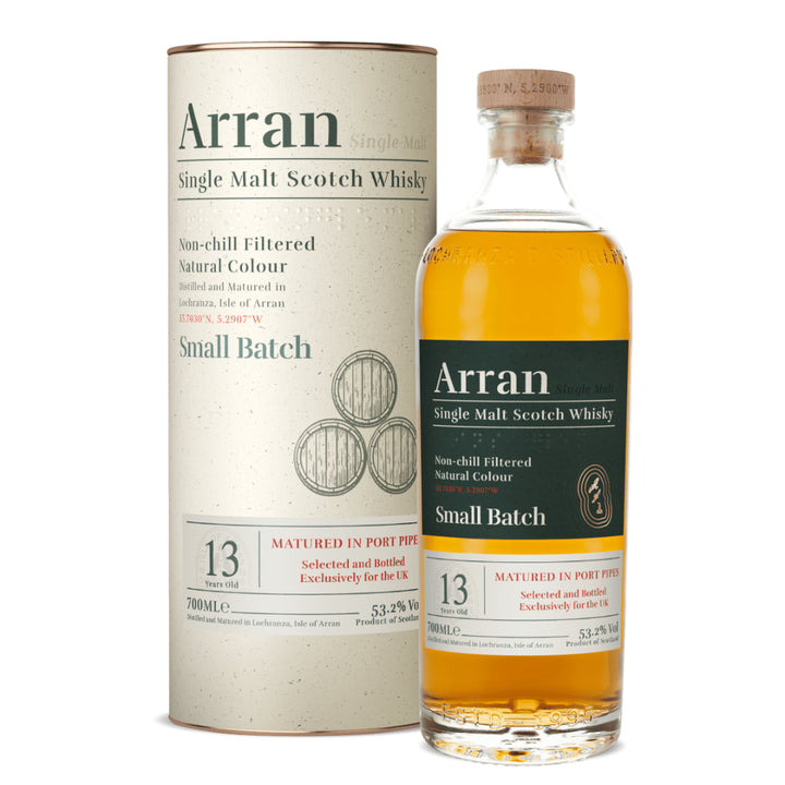 Arran Small Batch 13 Year Old Port Pipes Matured - UK Exclusive
