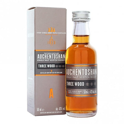 Auchentoshan Three Wood 5cl Miniature - The Whisky Stock