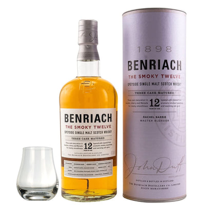 Benriach The Smoky Twelve & Branded Spey Glass