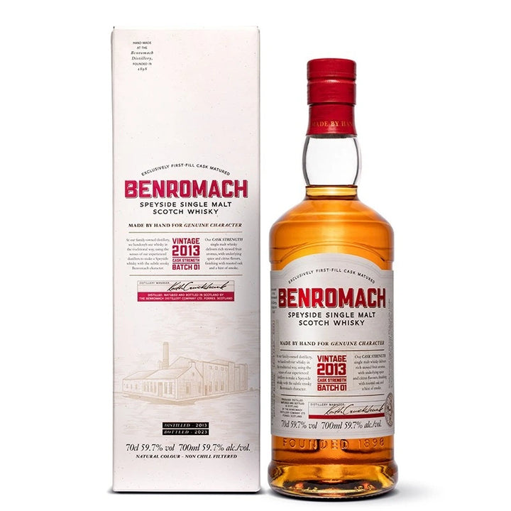 Benromach Cask Strength Vintage 2013 Bottled 2023 Batch 1