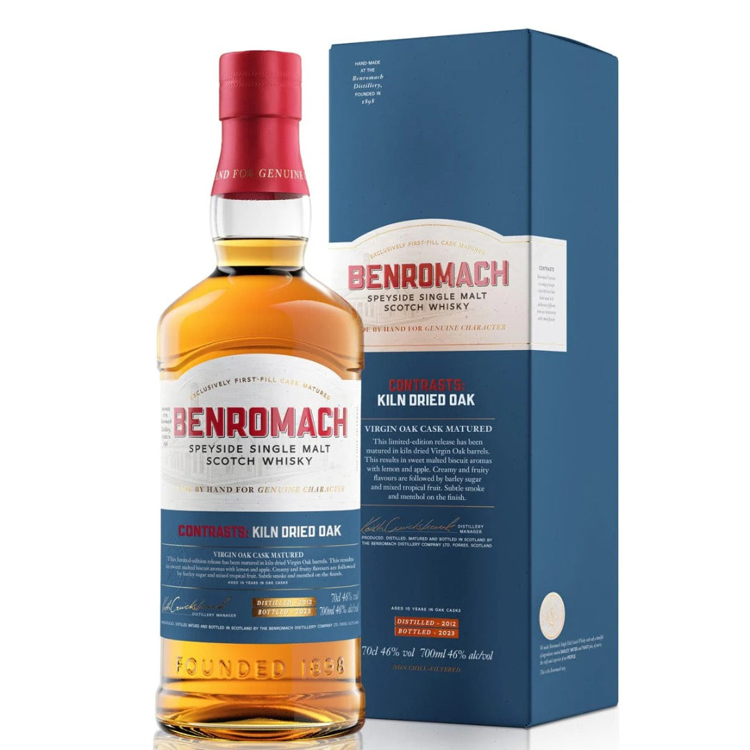 Benromach 10 Year Old Contrasts Kiln Dried