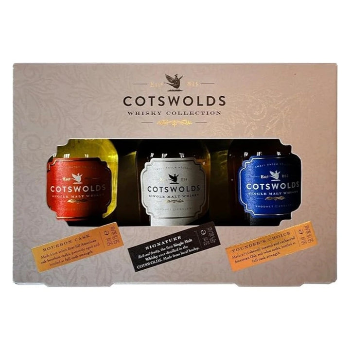 Cotswolds Miniature Whisky Trio Gift Set