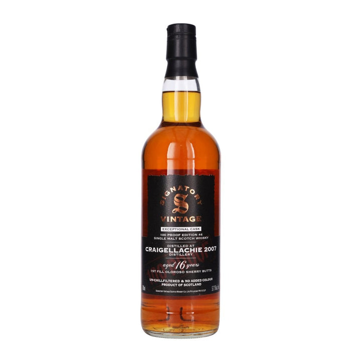 Craigellachie 2007 16 Year Old 100 Proof Exceptional Edition 