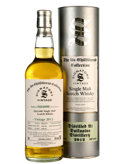 Dailuaine 10 Year Old 2012 Cask 308763 - Signatory Un-Chillfiltered Collection - The Whisky Stock