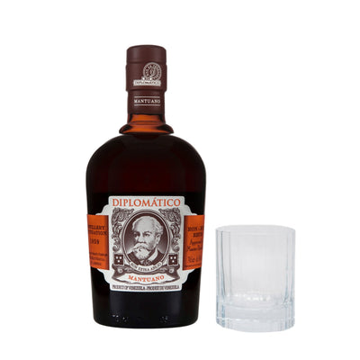 Diplomatico Mantuano Rum & Old Fashioned Tumbler