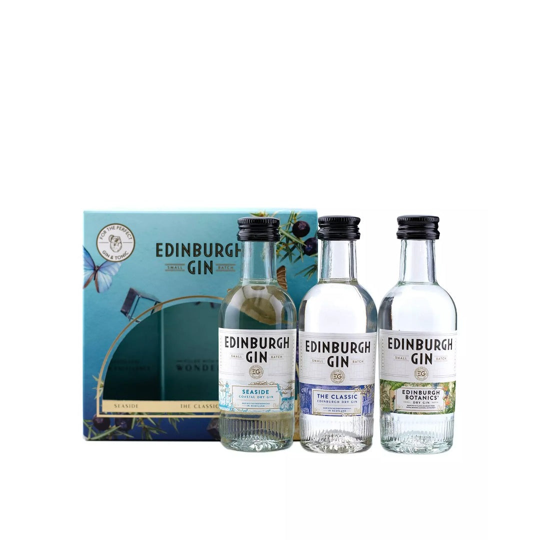 Edinburgh Gin Gift Pack 3x5cl