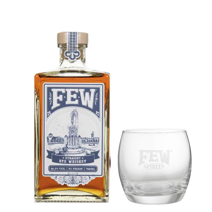 FEW Rye Whiskey & Branded Tumbler