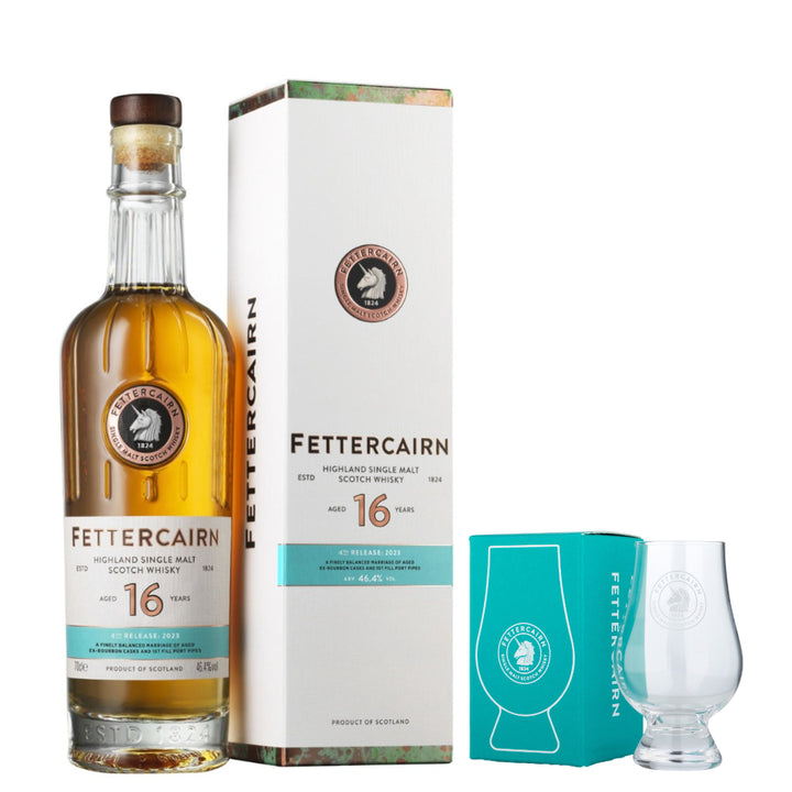 Fettercairn 16 Year Old 2023 Release & Branded Nosing Glass