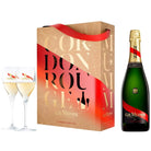 G. H. Mumm Cordon Rouge Champagne Gift Set with 2 Glasses
