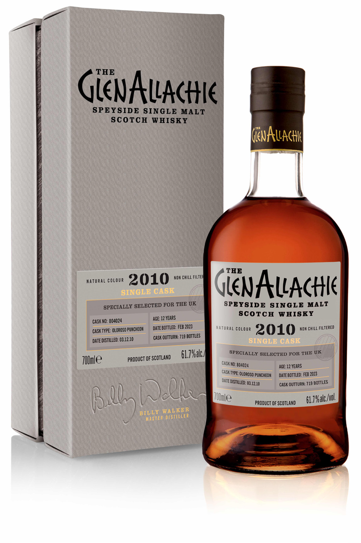 GlenAllachie 12 Year Old 2010 Single Cask Oloroso Puncheon 