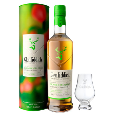 Glenfiddich Orchard Experiment & Branded Whisky Glass