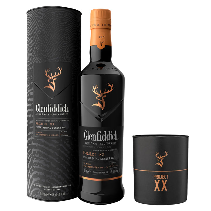 Glenfiddich Project XX Experimental Series & Branded Tumbler Glass