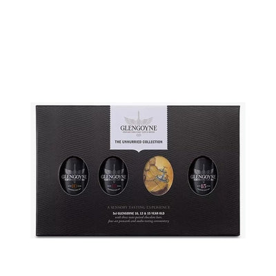 Glengoyne Whiskey Trio & Chocolate Gift Set 3x5cl