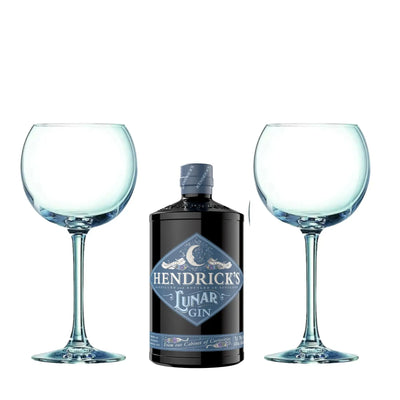 Hendrick's Lunar Gin & 2 Copa Glasses - The Whisky Stock