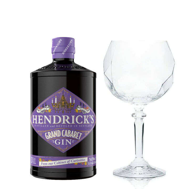 Hendrick’s Grand Cabaret Gin & Branded Gin Goblet