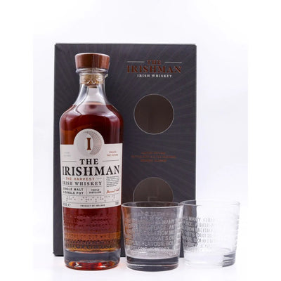 Irishman Harvest Whiskey 2 Glass Gift Pack