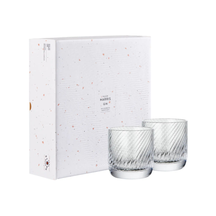 Isle Of Harris Gin Glass Twin Set - The Whisky Stock