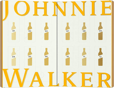 Johnnie Walker Advent Calendar 12 x 5cl - The Whisky Stock