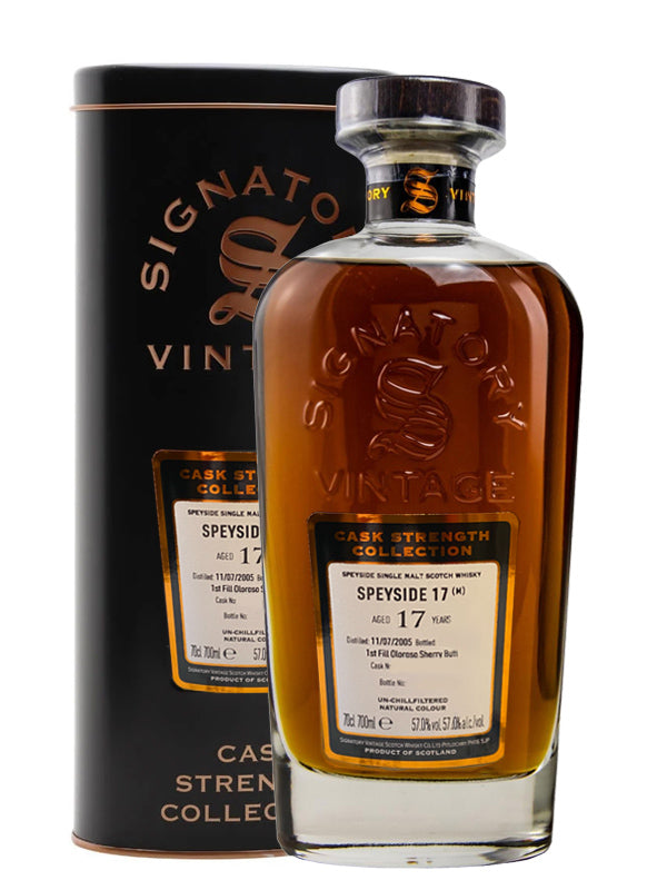 Signatory Secret Speyside (M) 2005 Vintage 17 Year Old Cask No.1 - The Whisky Stock