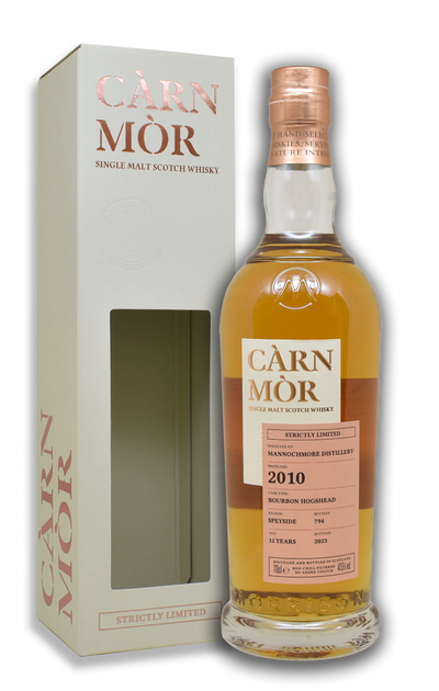 Mannochmore 2010 12 Year Old Carn Mor Bourbon Hogshead - The Whisky Stock