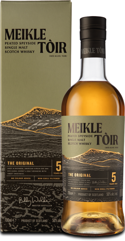 Meikle Toir 5 Year Old The Original Peated Single Malt Scotch Whisky - The Whisky Stock