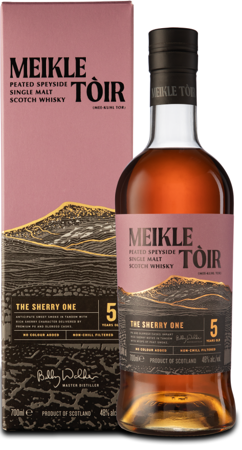 Meikle Toir 5 Year Old The Sherry One Peated Single Malt Scotch Whisky - The Whisky Stock