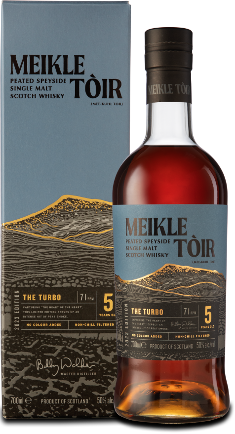 Meikle Toir 5 Year Old The Turbo Peated Single Malt Scotch Whisky - The Whisky Stock