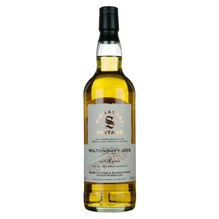 Miltonduff 8 Year Old 2015 Signatory 100 Proof Edition 