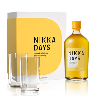 Nikka Days Whisky & 2 Glass Gift Set - The Whisky Stock