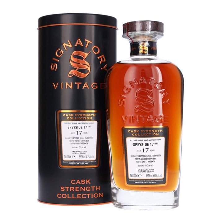 Signatory Secret Speyside (M) 2005 Vintage 17 Year Old Cask 16