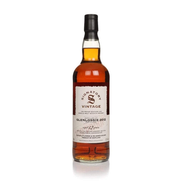 Signatory Glenlossie 2012 12 Year Old 100 Proof 