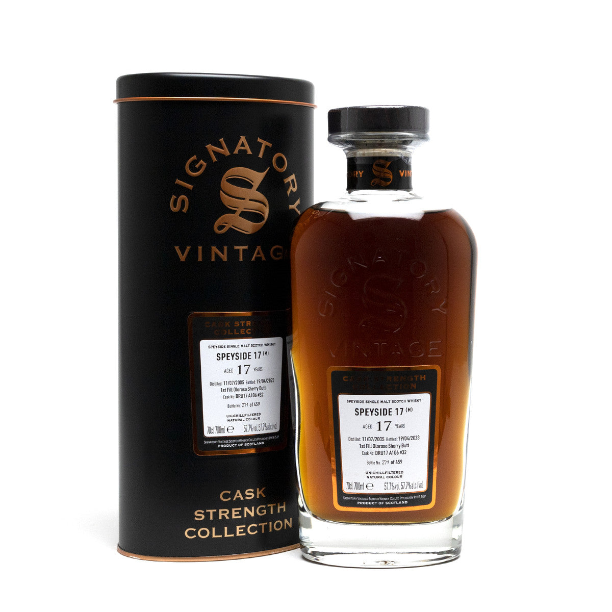 Signatory Secret Speyside (M) 2005 Vintage 17 Year Old Cask 32 - The Whisky Stock