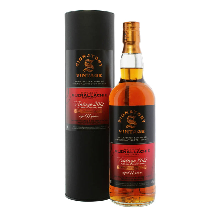 Signatory Glenallachie 2012 Vintage 11 Year Old Small Batch Edition