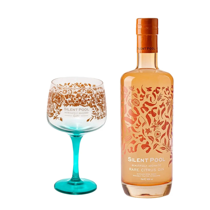 Silent Pool Rare Citrus Gin & Copa Glass - The Whisky Stock