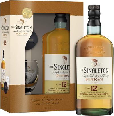Singleton of Dufftown 12 Year Old Giftpack with Ice Ball Mould and Tumbler - The Whisky Stock