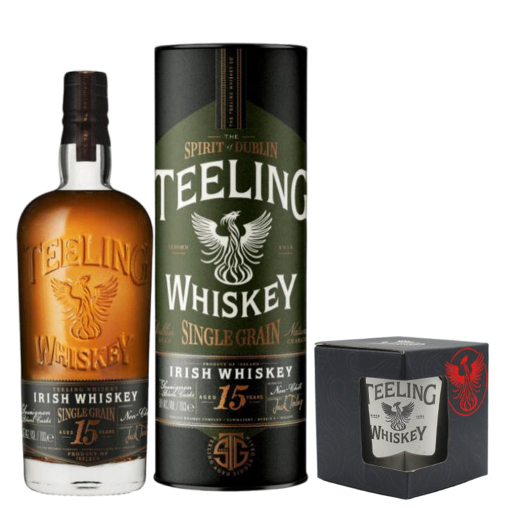 Teeling 15 Year Old Single Grain 2023 & Branded Tumbler - The Whisky Stock