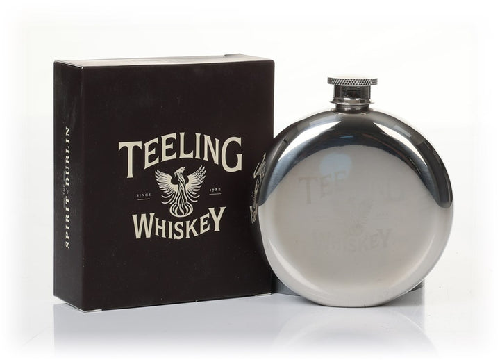 Teeling Irish Whiskey Branded Hip Flask - The Whisky Stock