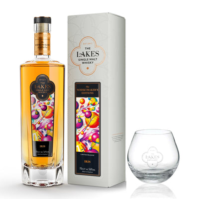 The Lakes Distillery Whiskymaker's Editions: Iris & Branded Rocking Glass - The Whisky Stock